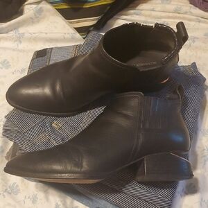 Alexander Wang Black Ankle Booties with Elastic Panels